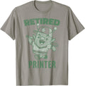 Funny Retirement Design Monster With Baseball Bat