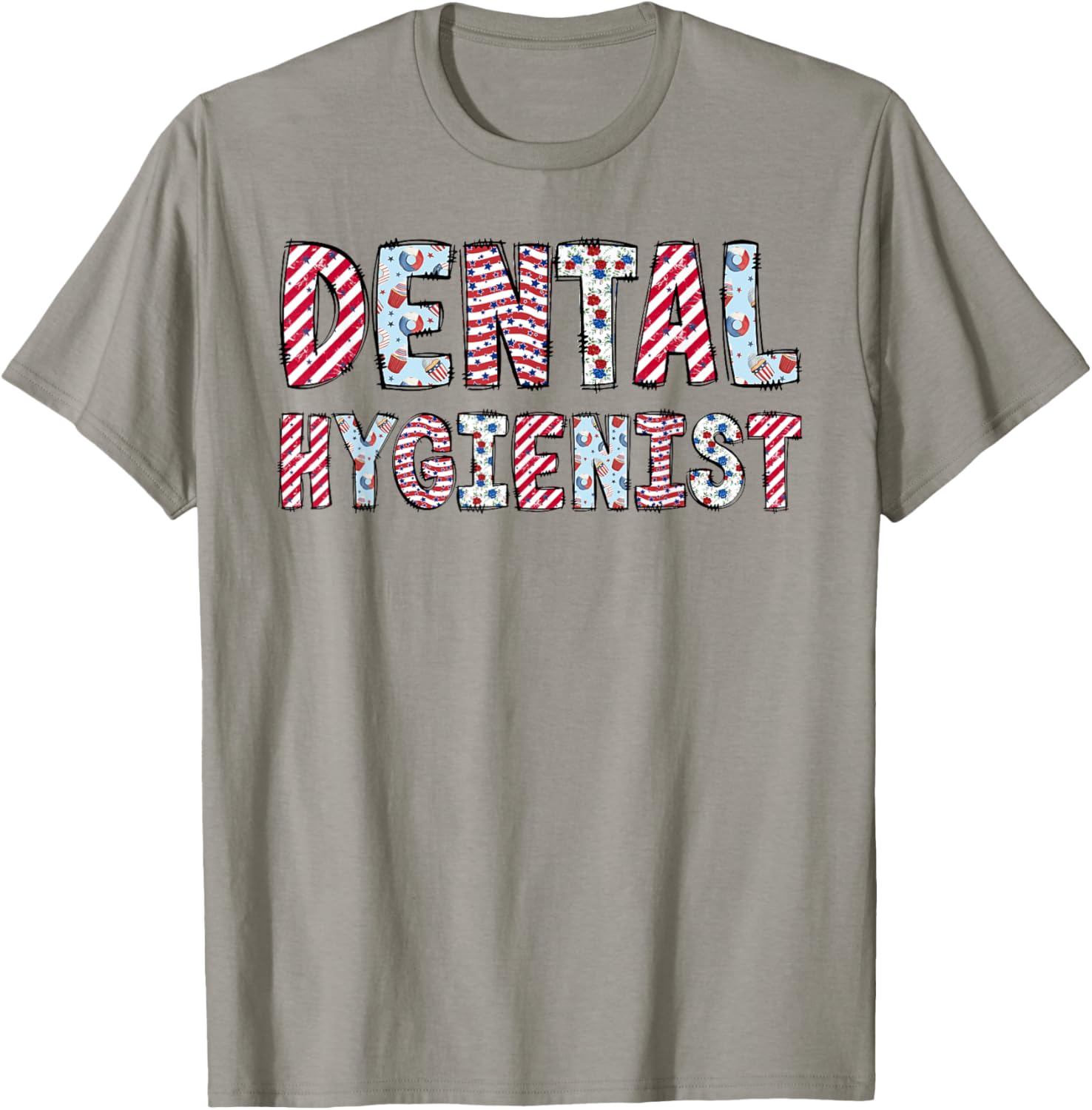 4Th Of July Dental Hygienist Independence Day American Flag