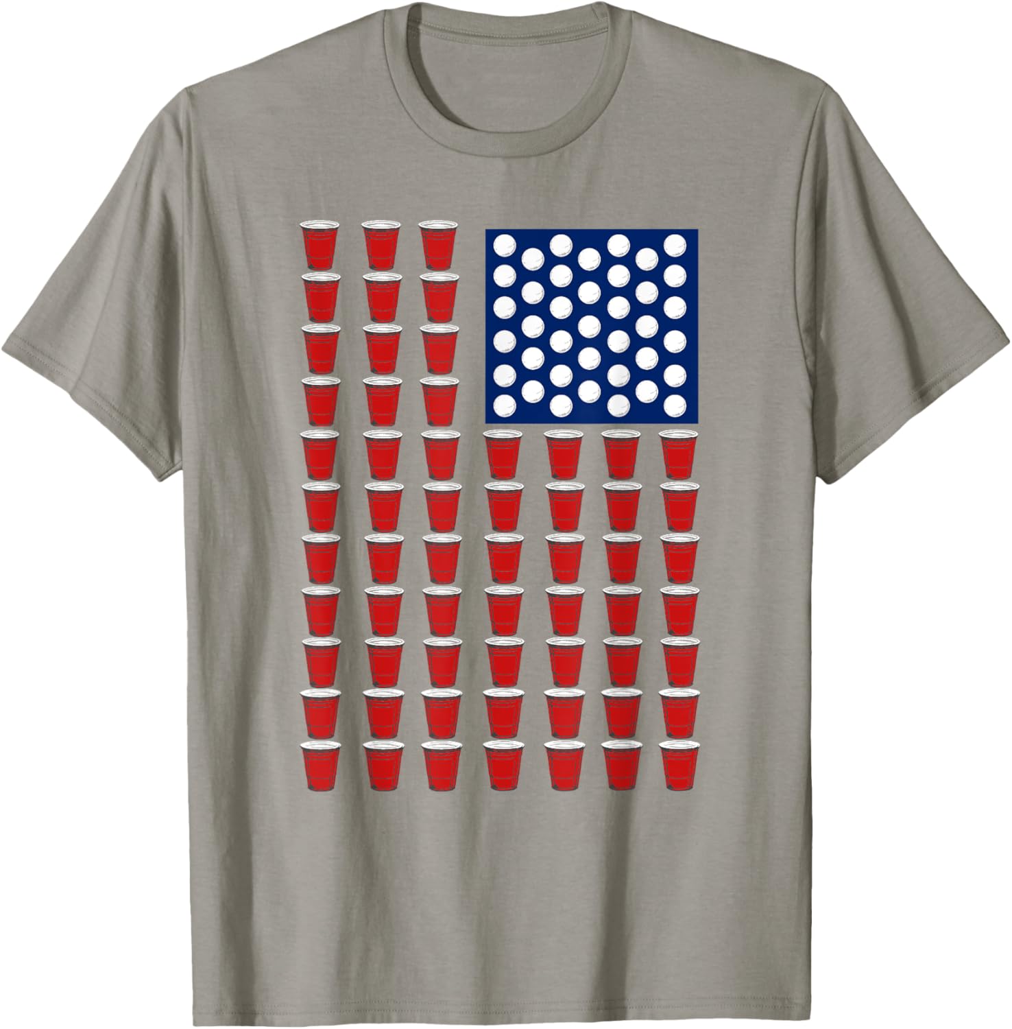 4Th Of July Trendy Red Solo Cup Beer Pong Usa Flag