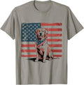 Golden Retriever 4Th Of July Usa American Flag Patriotic