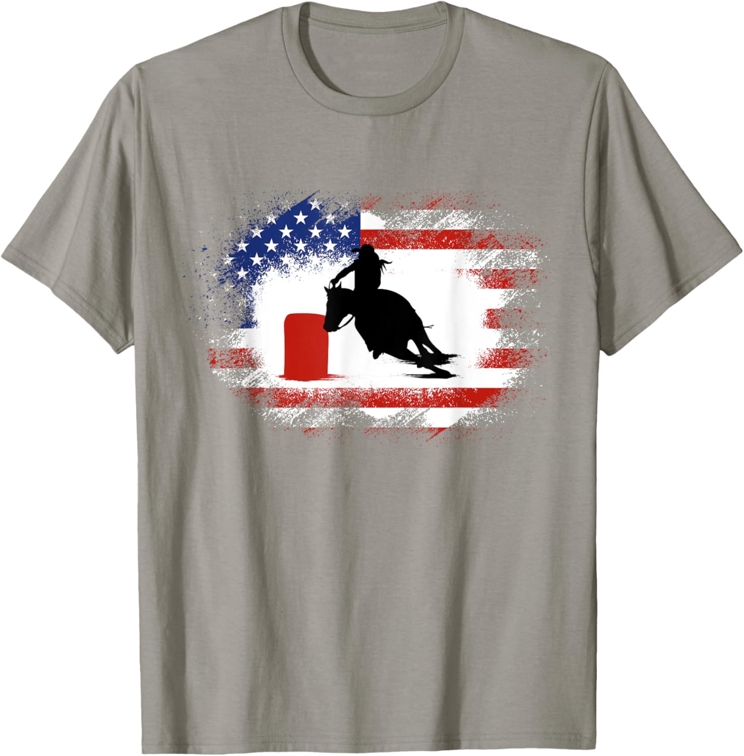 Barrel Racer American Flag Barrel Racing Barrel Race