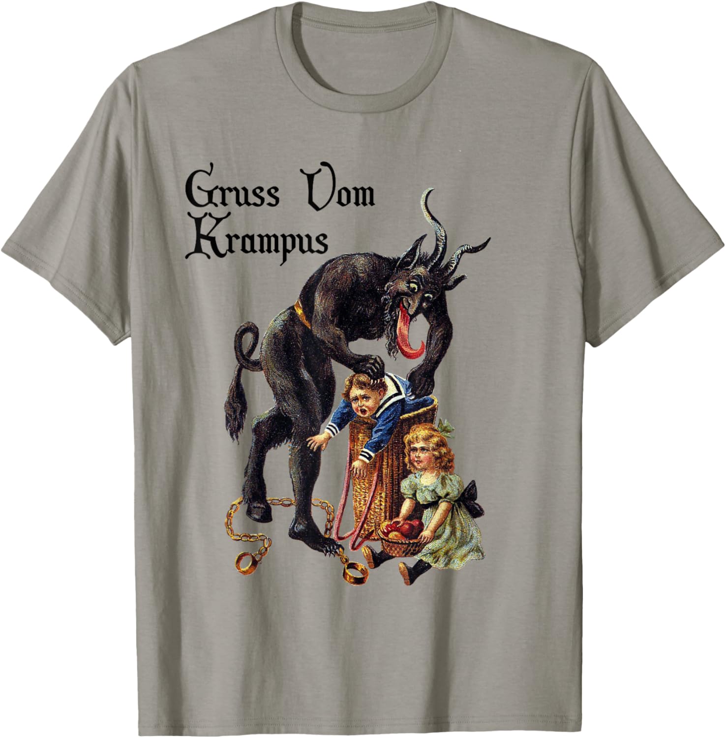 Santi Claus Tees Greetings From Gruss Vom Krampus