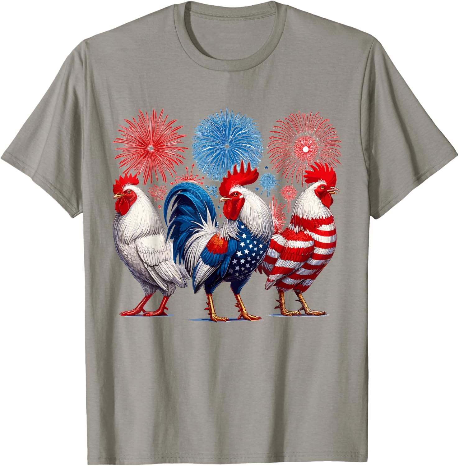 Chicken Usa Flag Patriotic Chicken 4Th Of July