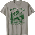 Protect National Parks Retro Defend Hiking Outdoor Explorer