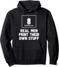 3D Printer T Shirt Tech Manufacturing Machine Press Pullover Hoodie