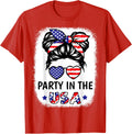 Party In Usa 4Th July American Flag Girl Toddler Patriotic