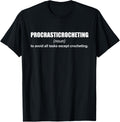 Procrasticrocheting Definition Funny Yarn crocheter
