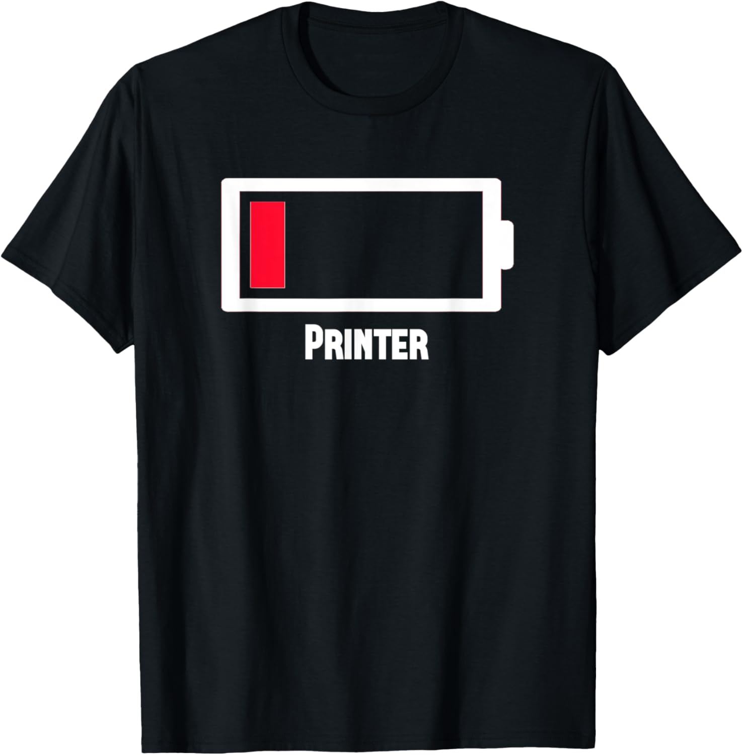 Funny Low Battery Occupation Job Work Printer