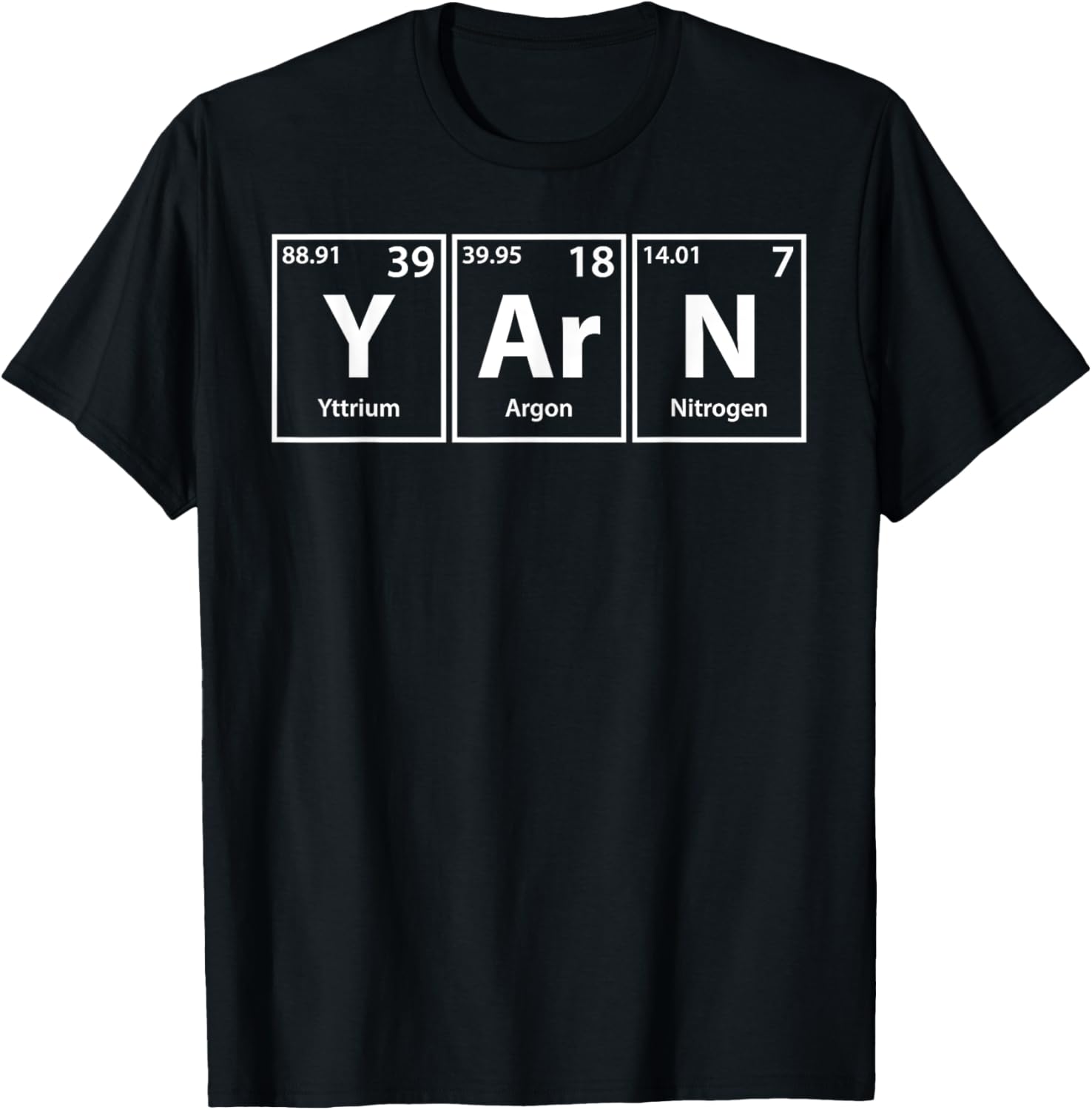 Yarn (Y-Ar-N) Periodic Elements Spelling