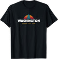 Washington State Pnw Shirt Upper Left Usa Sunset Tee