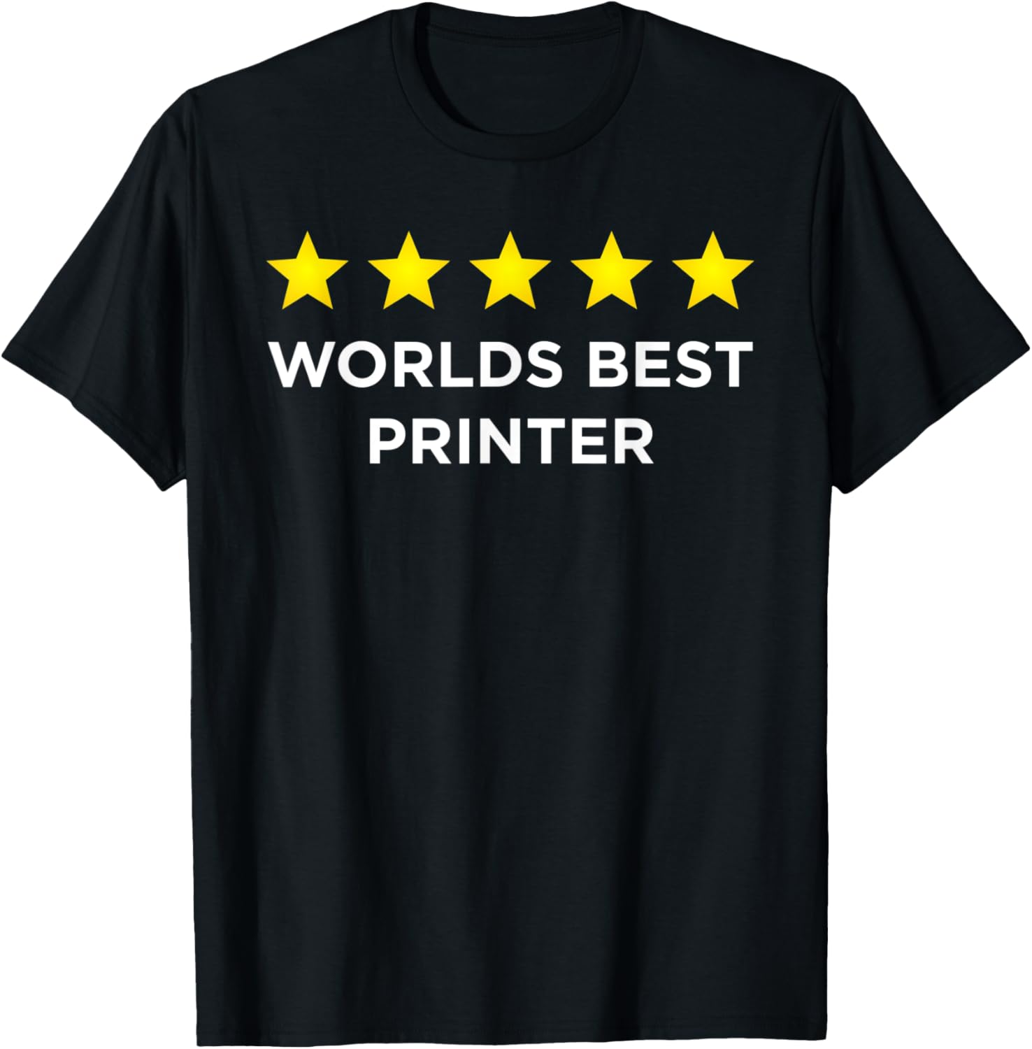Five Star Worlds Best Printer Rating Word Design