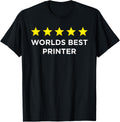 Five Star Worlds Best Printer Rating Word Design