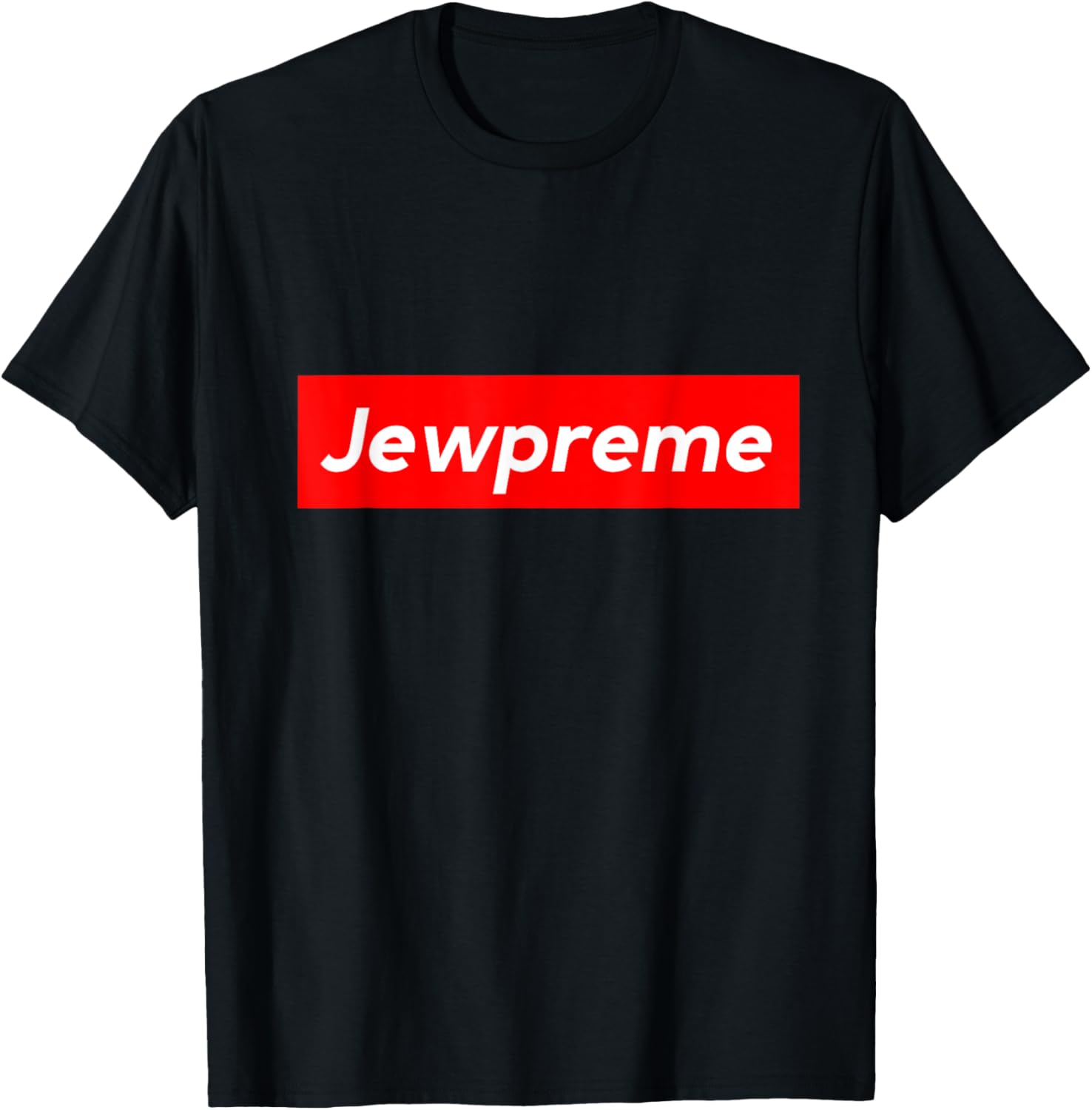 Funny Jewish Tees Jewpreme T Shirt Humorous Jewish T Shirt Black Mens