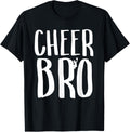 Cheer Brother T Shirt Proud Bros Of Cheerleaders Sports