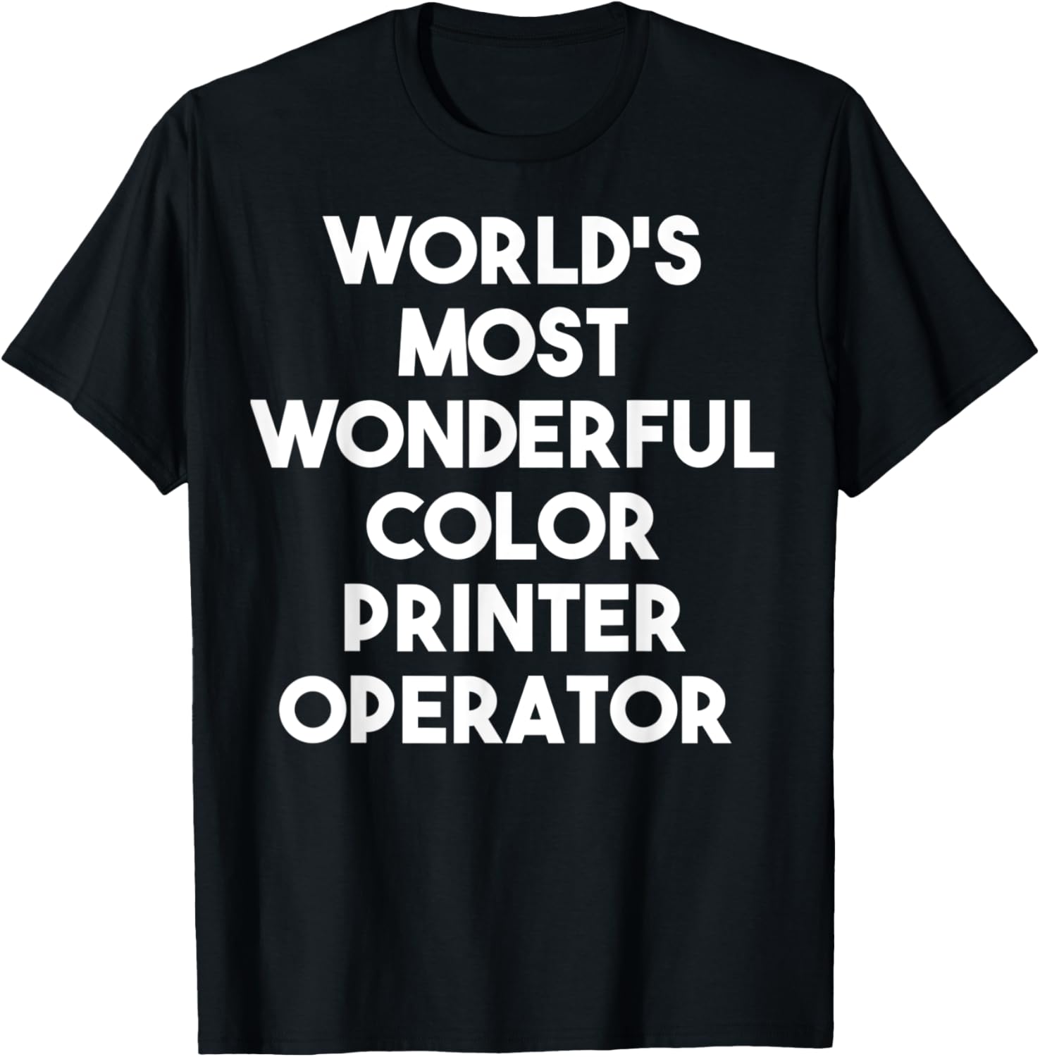 Worlds Most Wonderful Color Printer Operator