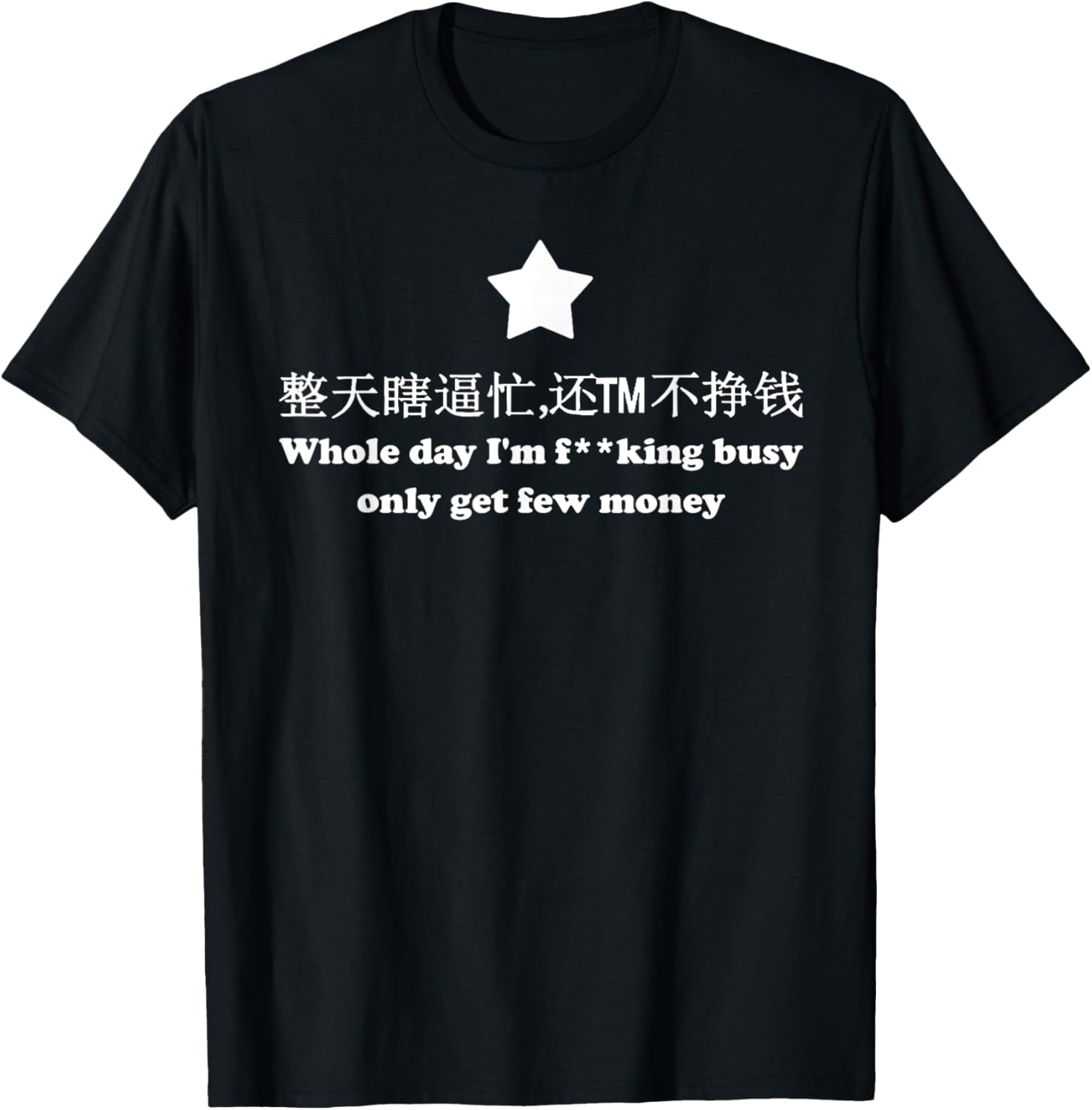 Whole Day Im Fcking Busy Only Get Few Money Funny Design