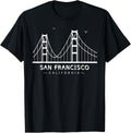 Golden Gate Bridge San Francisco California Usa T Shirt