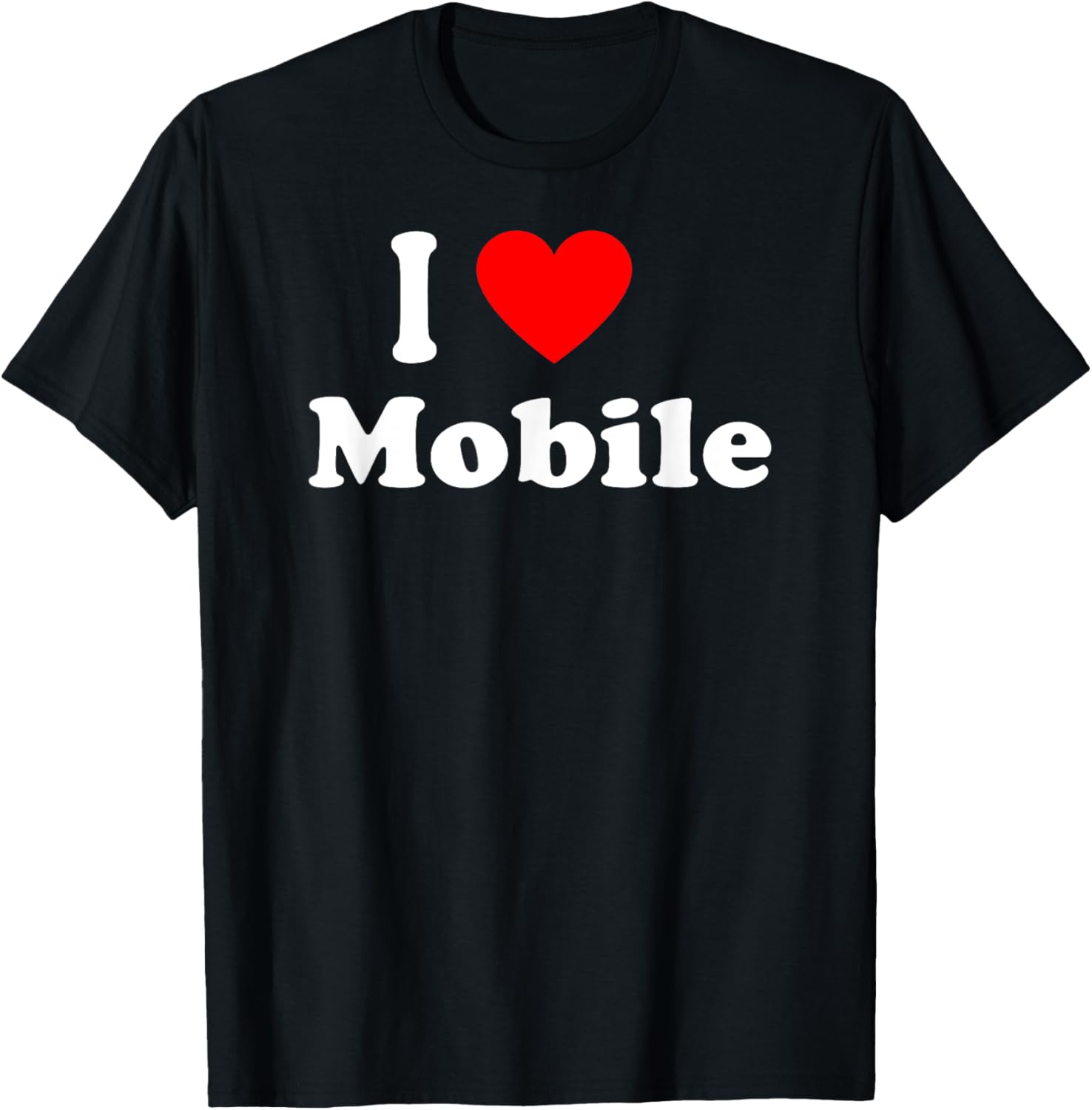 I Love Mobile City Alabama Usa