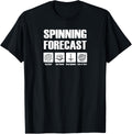 Hand Spinning Forecast Tshirt Drop Spindles Yarn