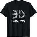 3D Printing T Shirt 3D Printer Logo