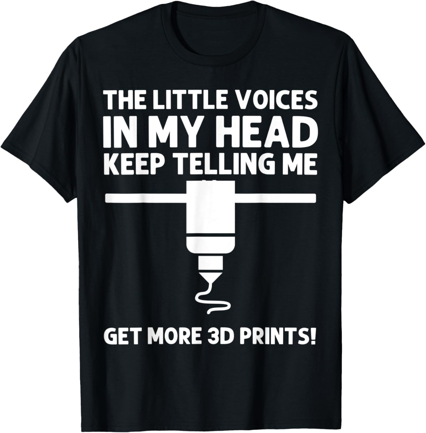Funny 3D Printing Designs Men Women 3D Printer Enthusiasts
