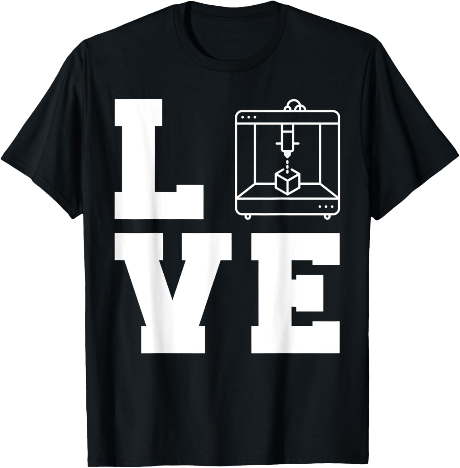 3D Printer Lover Funny Abs 3D Printing Machine 3D Printer