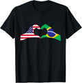 Half Brazilian Half American Usa Brazil Culture Patriot Love