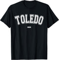 Toledo Ohio Usa Toledo Graphic T Shirt Black Unisex Adults Unisex Kids Classic Fit Classic Style Crew Neck Short Sleeve Small