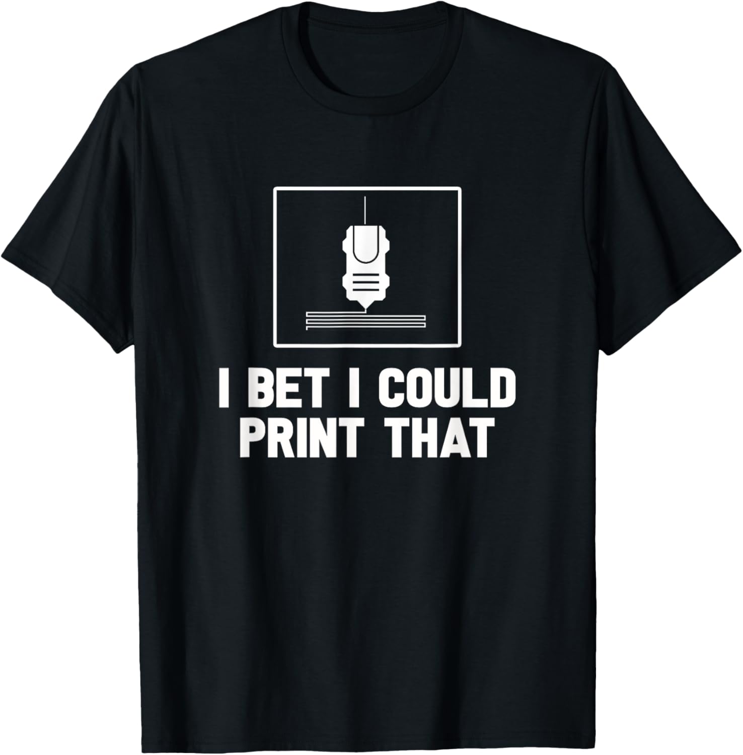3D Printer T Shirt Men