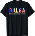 Salsa Styles Flags Cuba Colombia Puerto Rico La Ny Usa