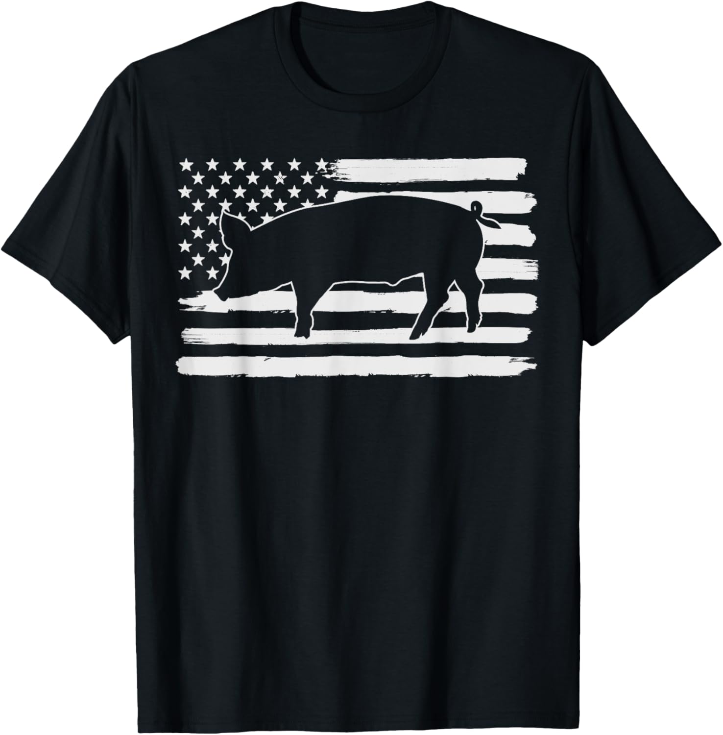 Pigs 4Th Of July Usa Flag Us America