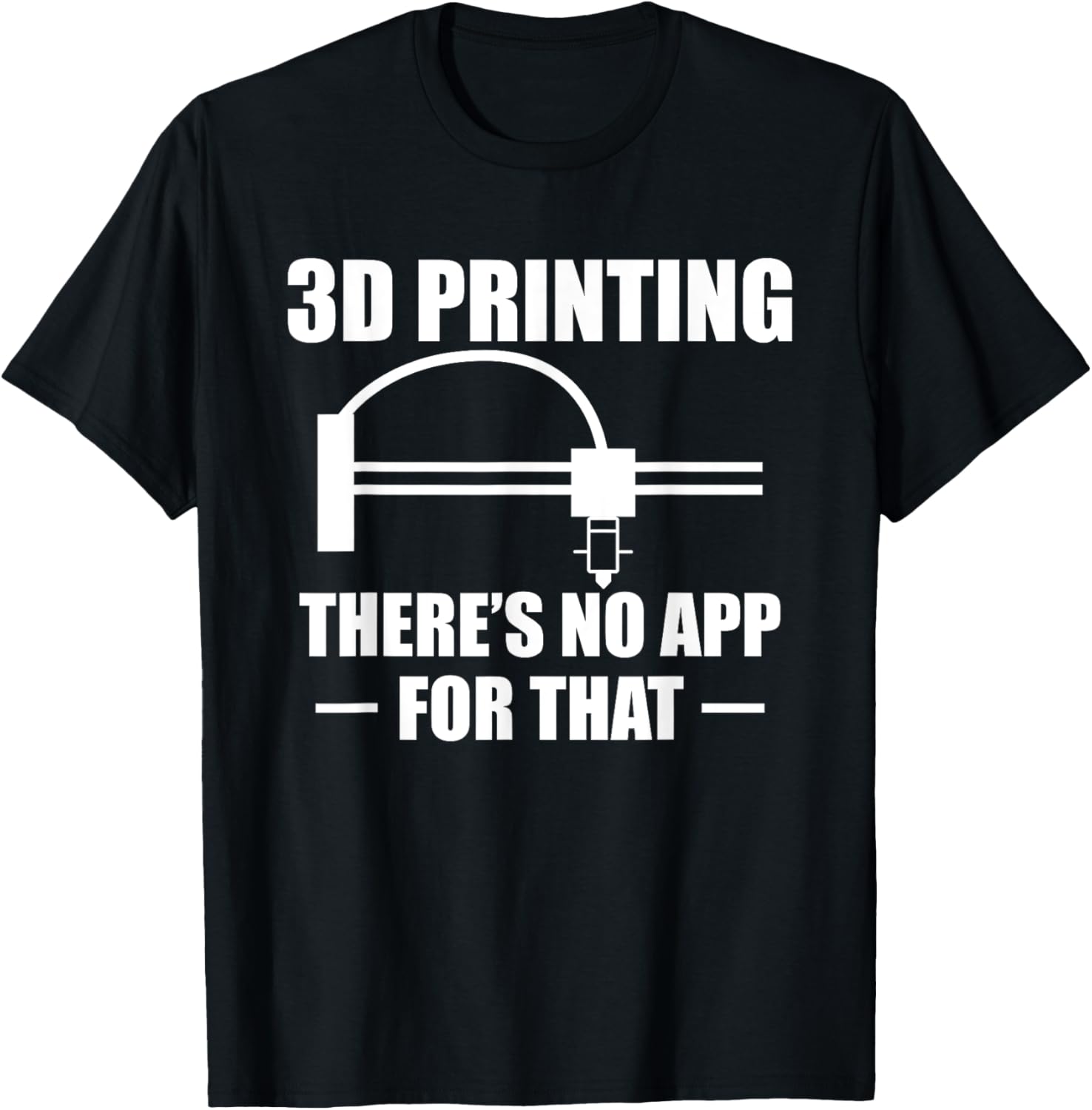 3D Printer Printing Theres No App For That