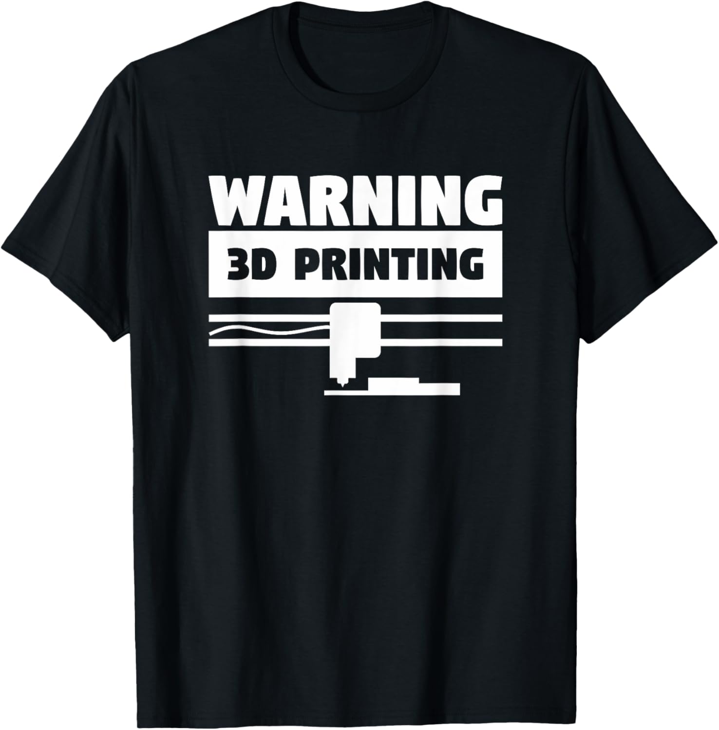 Warning 3D Printing Printer Print