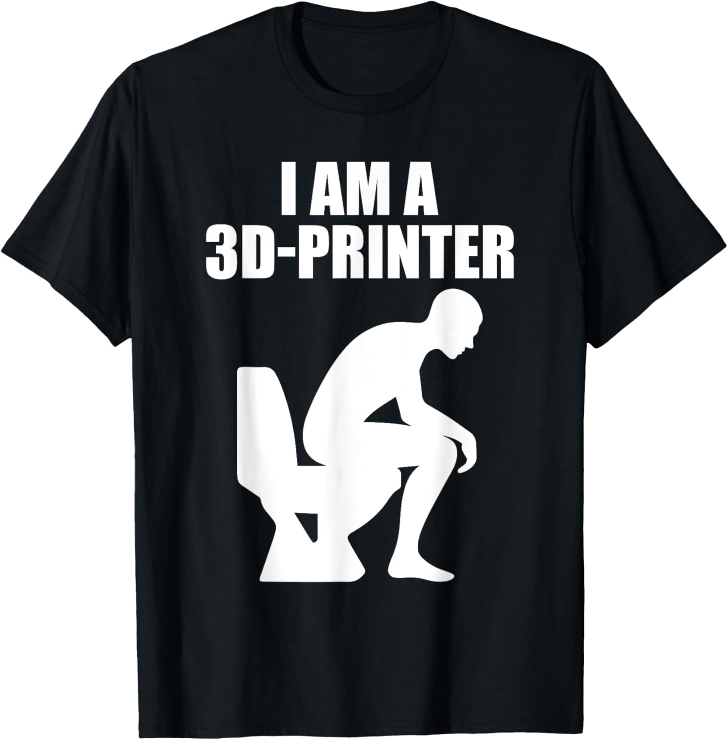 3D Printer Print Funny Saying Ich Bin Ein 3D Printer