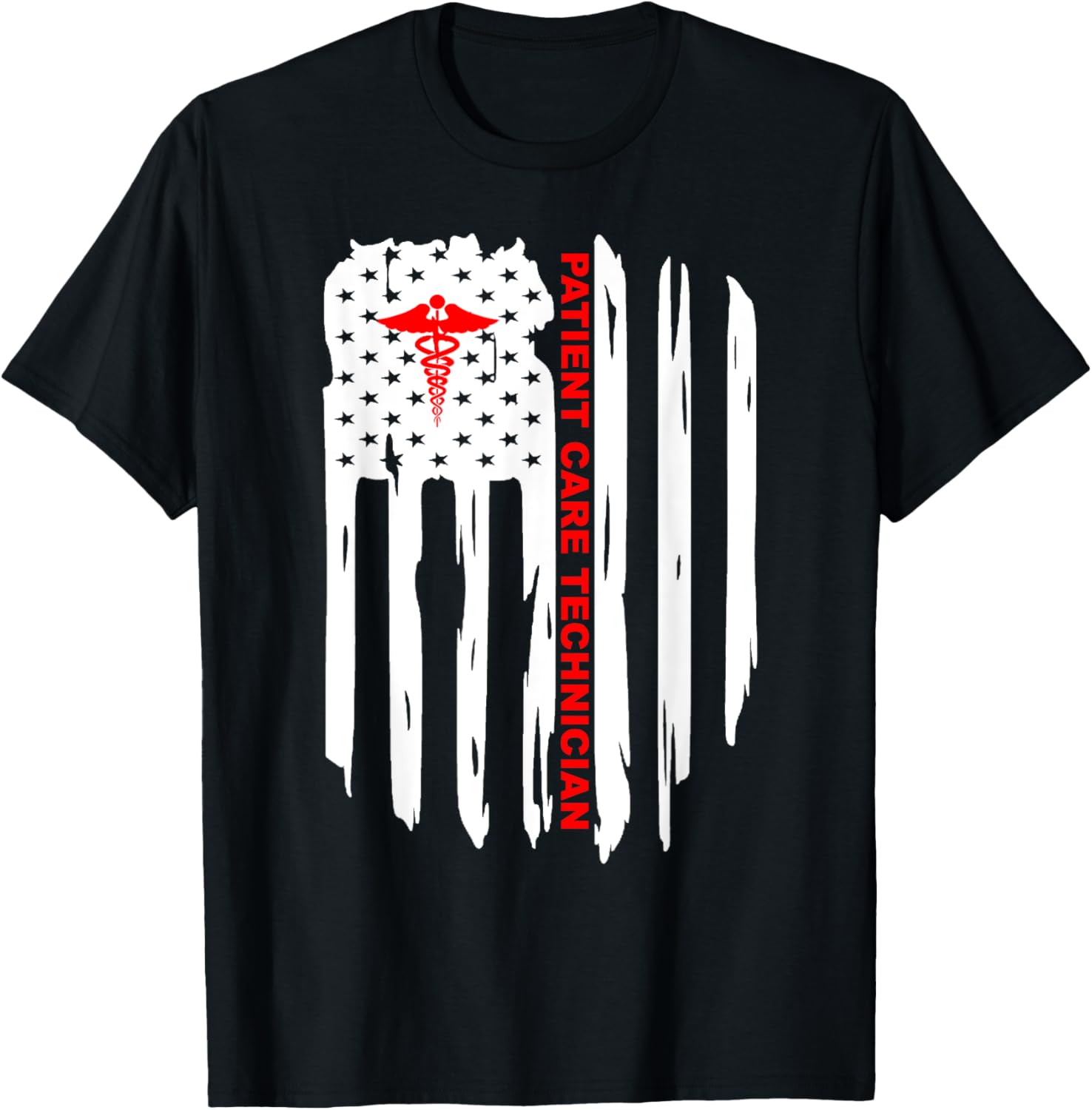 Patriotic American Usa Flag Patient Care Technician Pct Gift