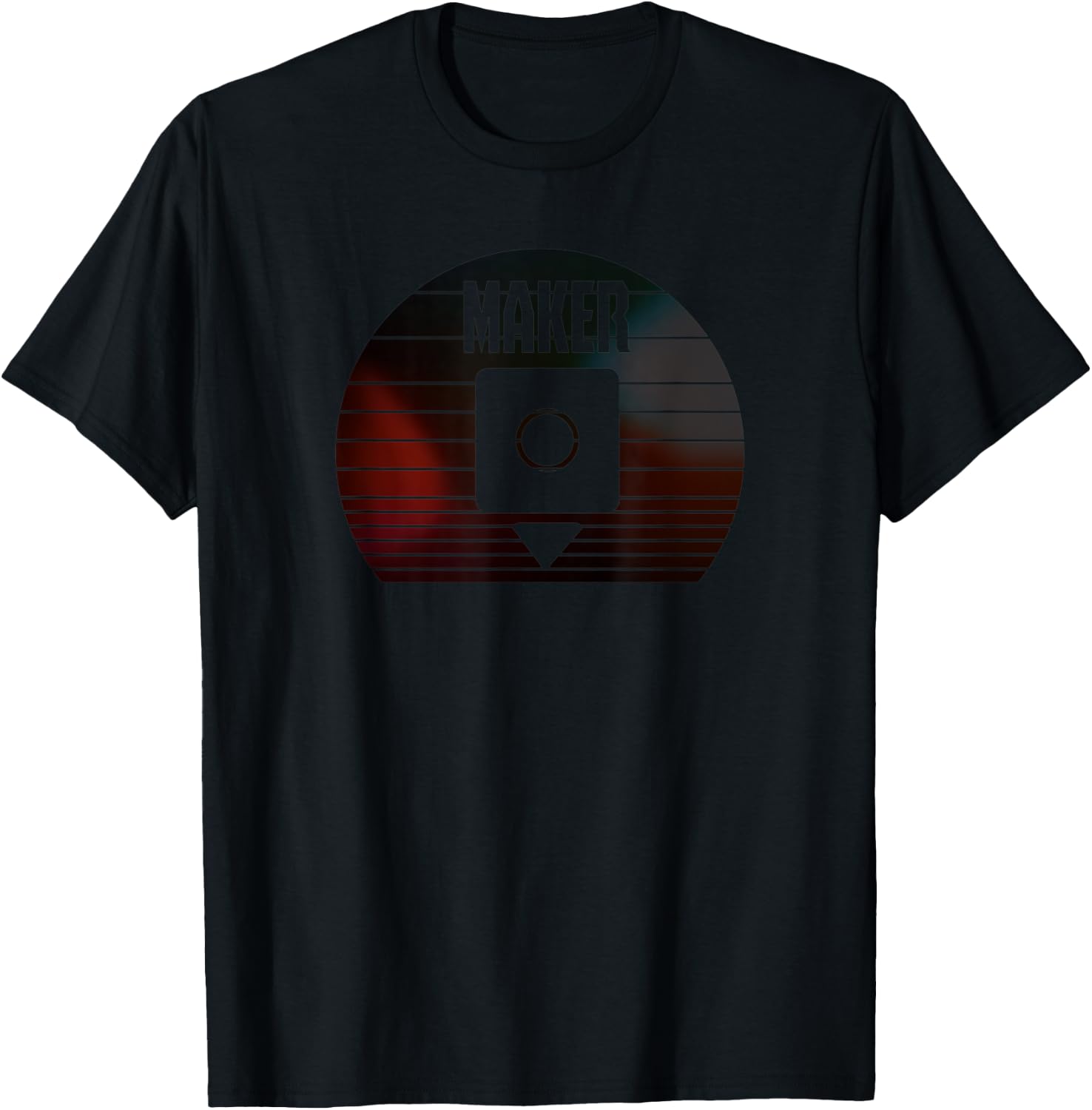 Vintage 3D Printing Sunset Design 3D Printer Makers