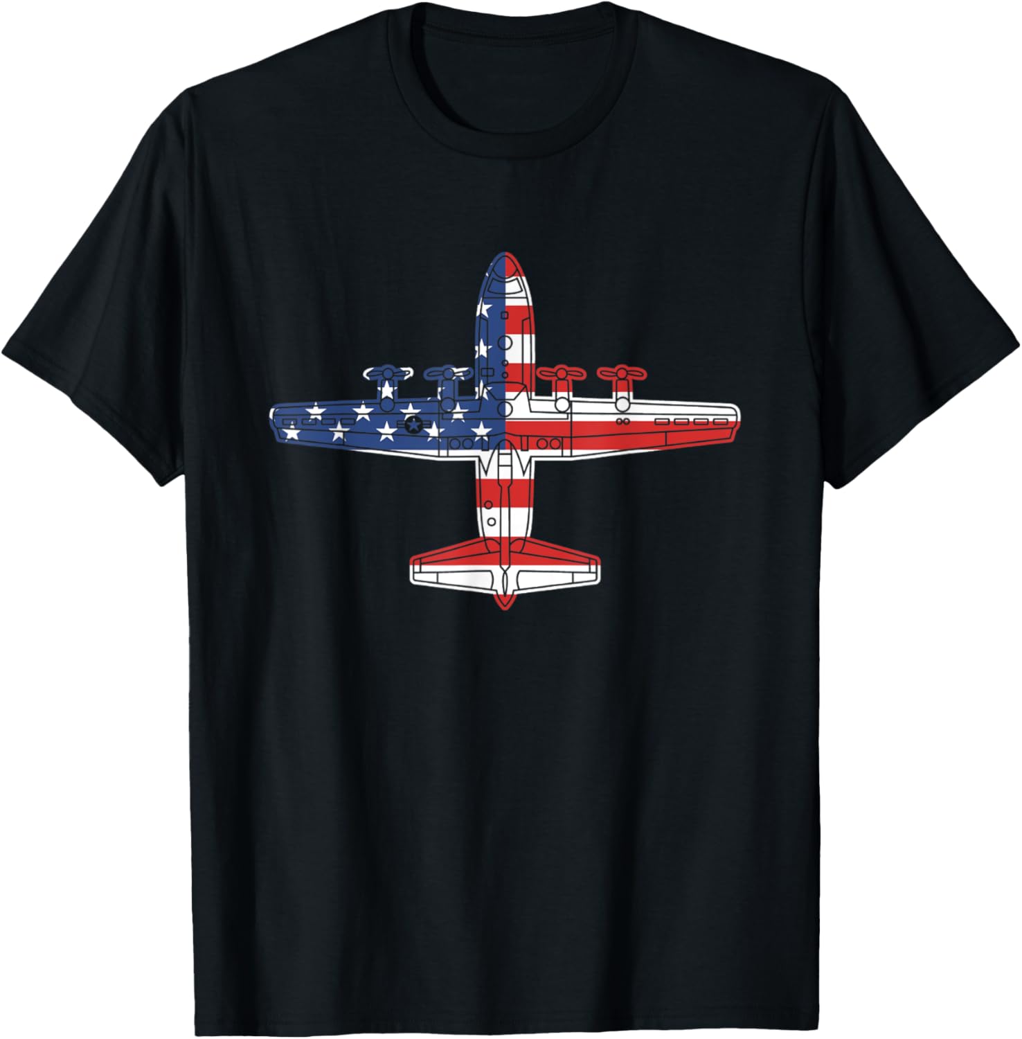 C 130 Hercules Gunship Military Aircraft American Flag C130