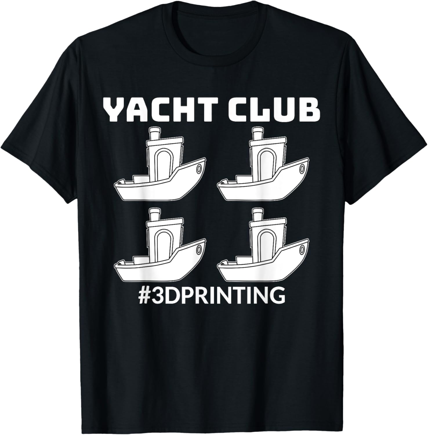Benchy Yacht Club Funny Humor 3D Printing Enthusiast