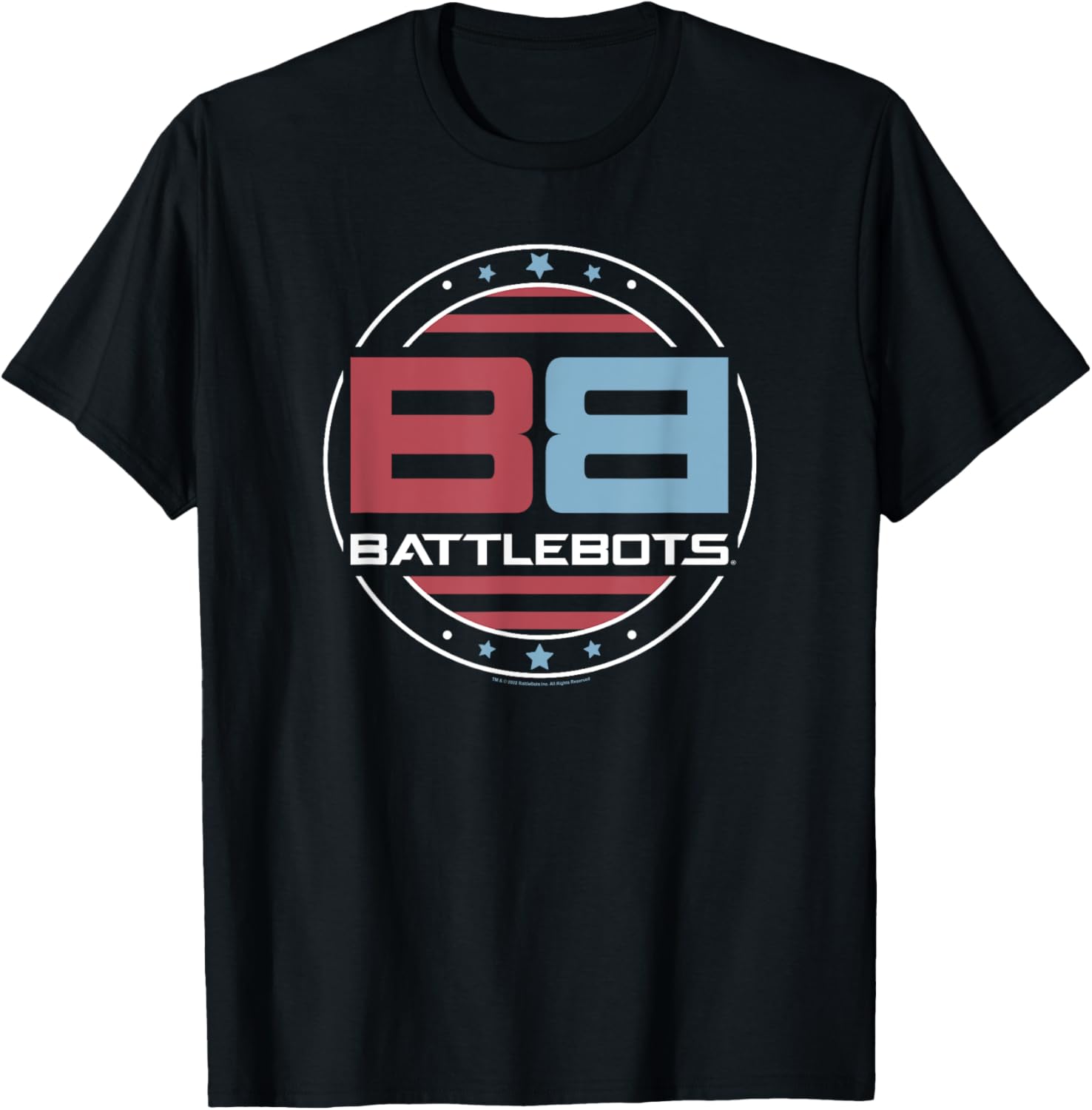 Battlebots Patriotic American Flag Circle Logo