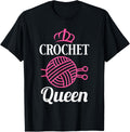 Crochet Queen Crocheting Yarn Sewing for Crocheter Crafter