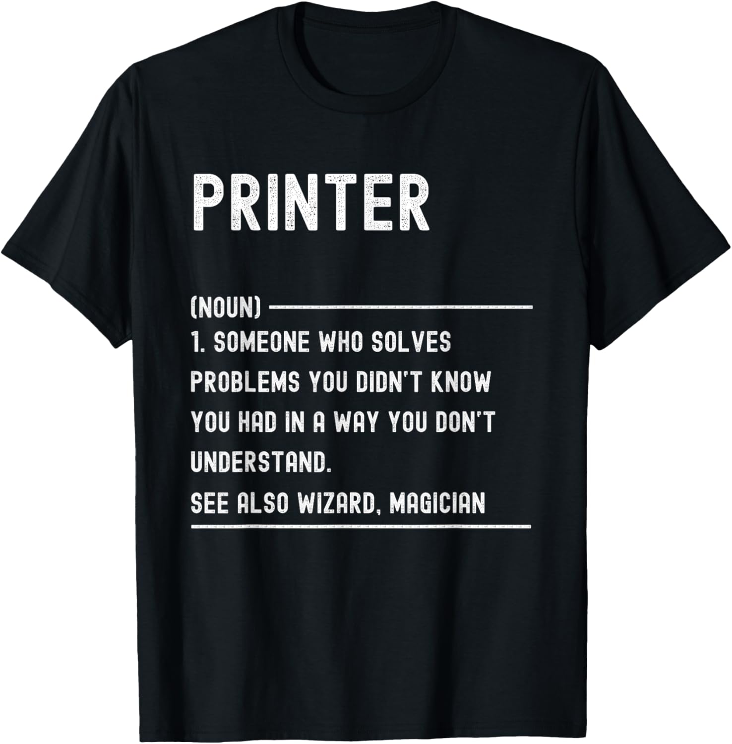 Printer Definition Shirts Funny Job Title