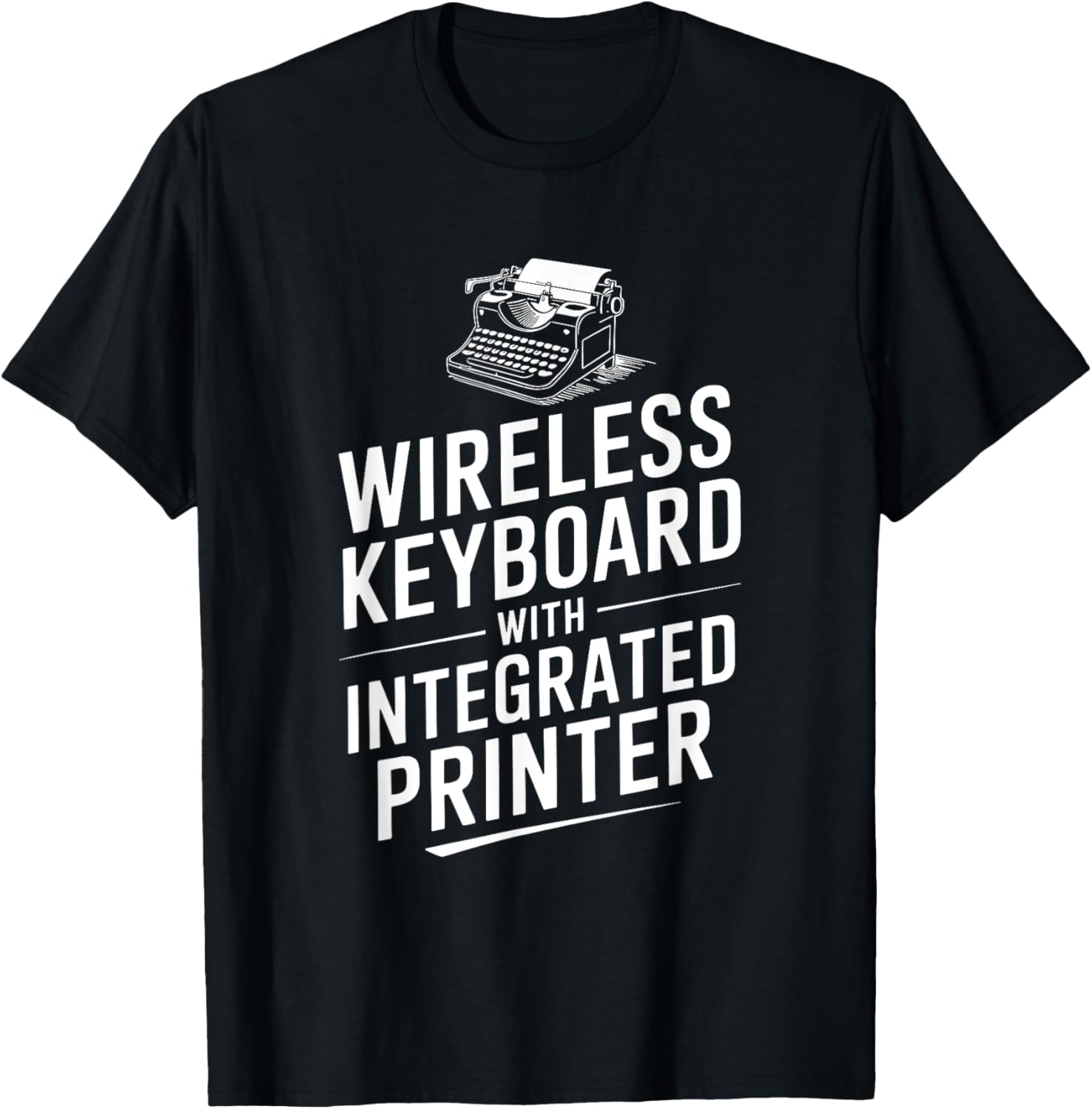Wireless Keyboard With Integrated Printer Typewriter Novel