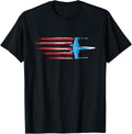 Star Wars Rebel X Wing Fighter Red White Blue Usa America