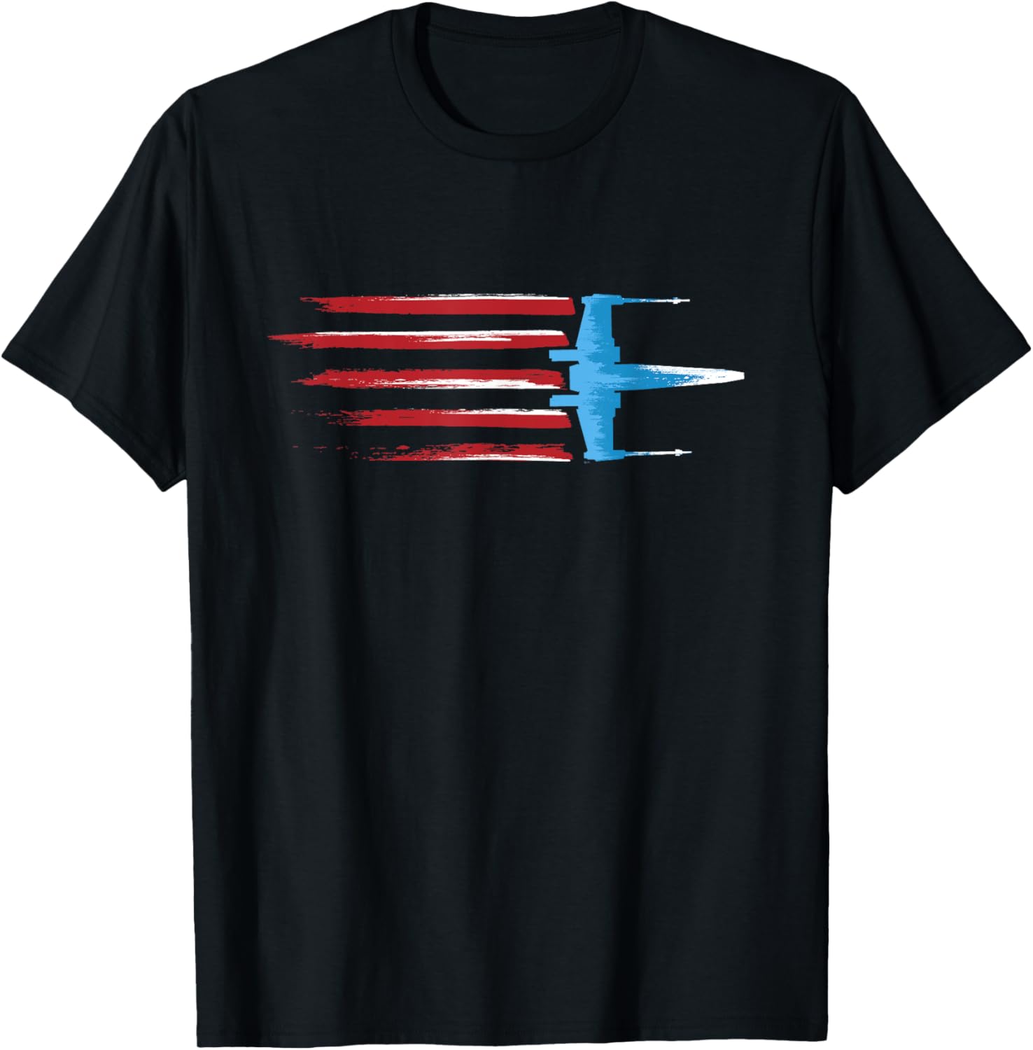Star Wars Rebel X Wing Fighter Red White Blue Usa America