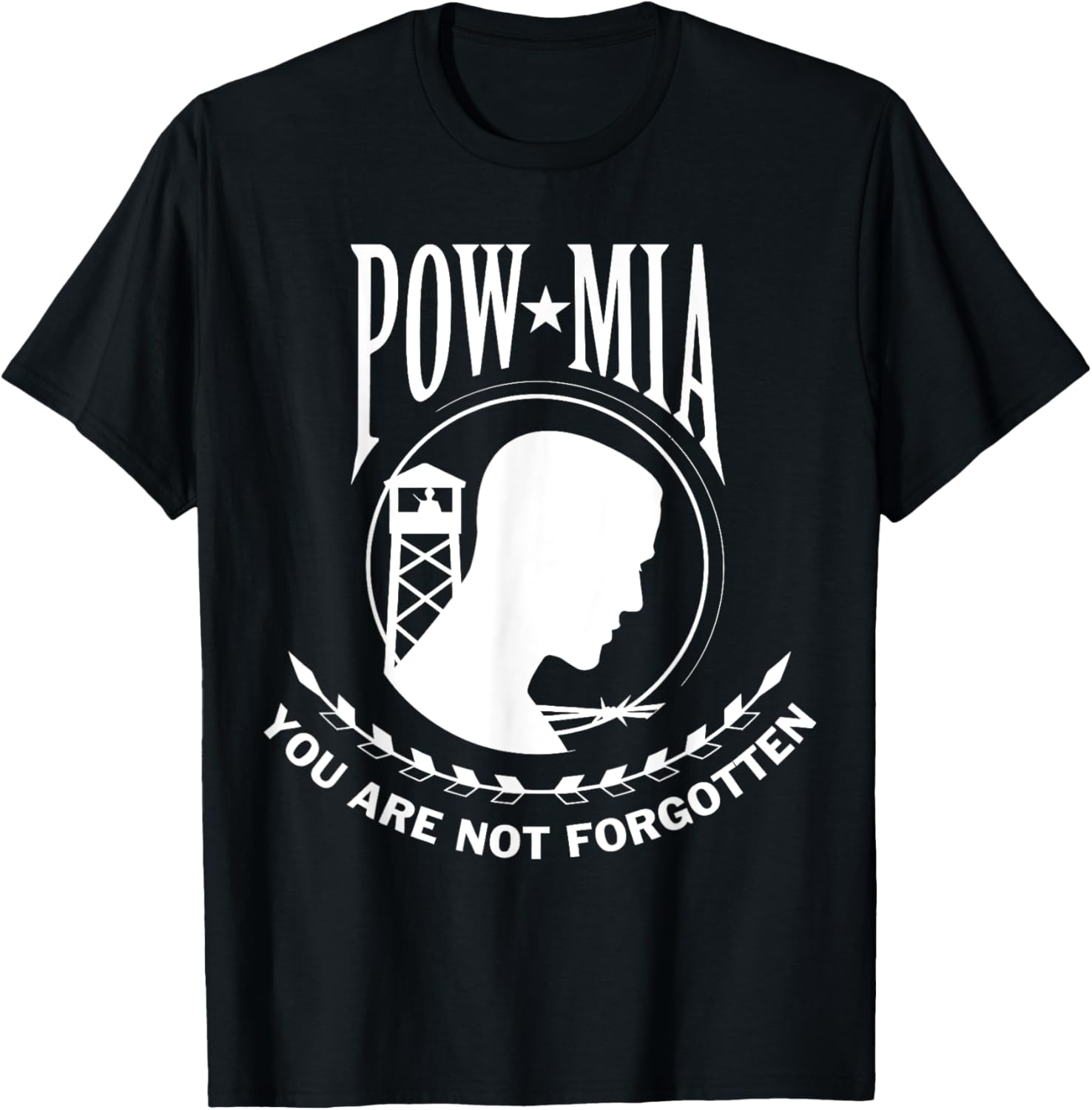 Pow Mia Flag You Are Not Forgotten Usa T Shirt
