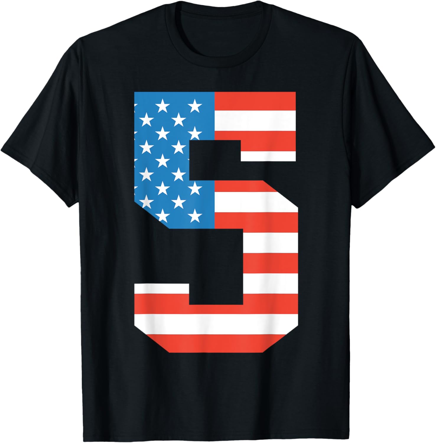 Fun 5Th Birthday Us American Flag 4Th Of July Boy 5 Year Old