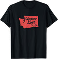 Upper Left Usa T Shirt Pnw Pacific Northwest Tee