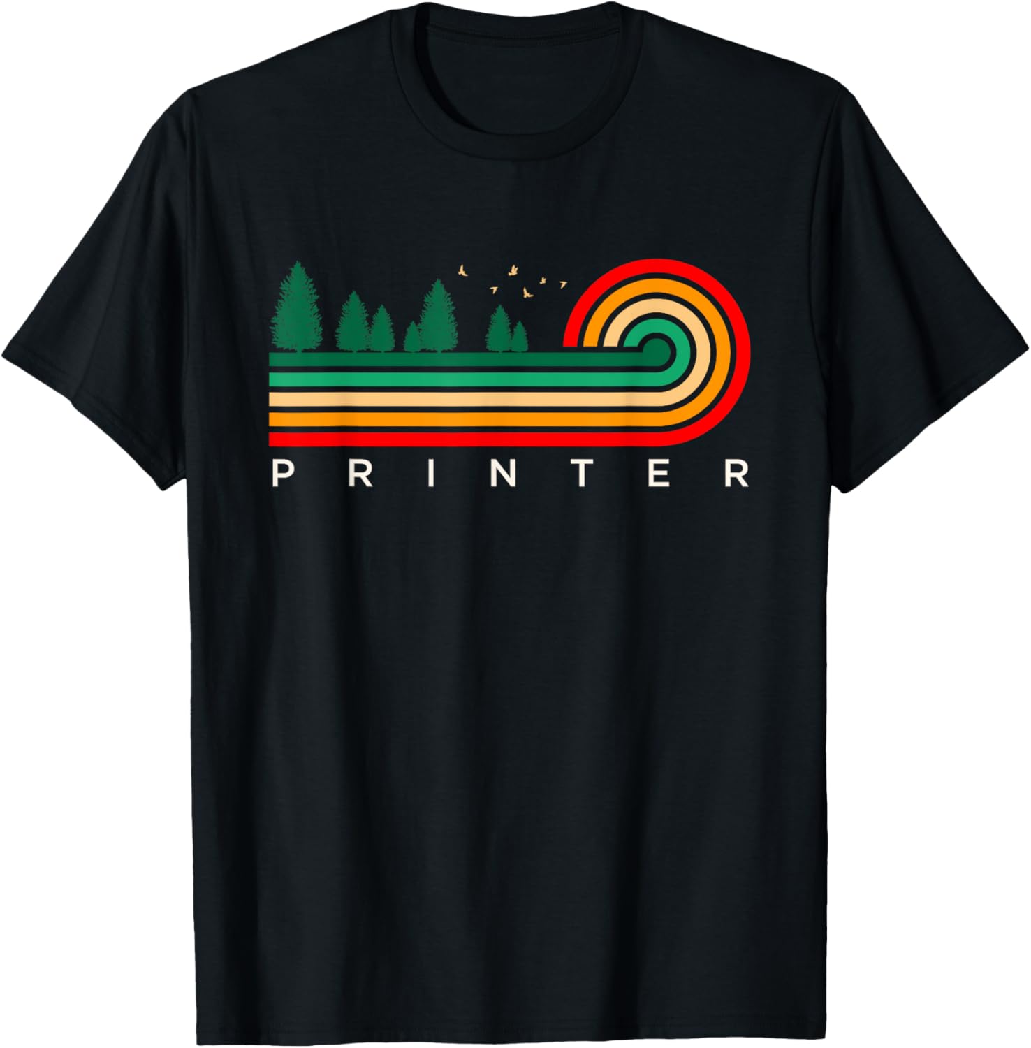 Evergreen Vintage Stripes Printer Kentucky