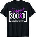 Support Squad Domestic Violence Awareness Purple Ribbon