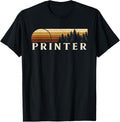 Printer Ky Vintage Evergreen Sunset Eighties Retro